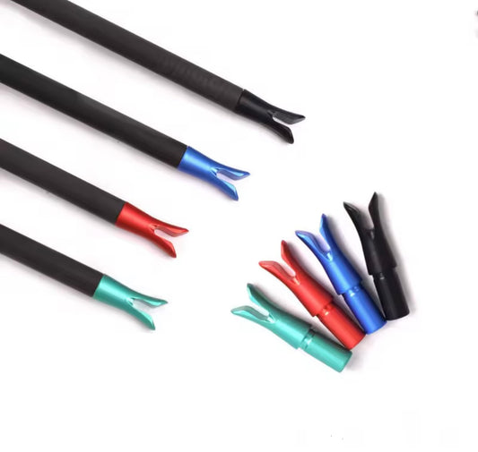 NOCK TIRO RÁPIDO EM ALUMÍNIO 5 PCS