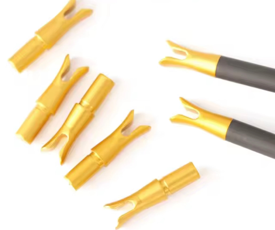 NOCK TIRO RÁPIDO EM ALUMÍNIO 5 PCS