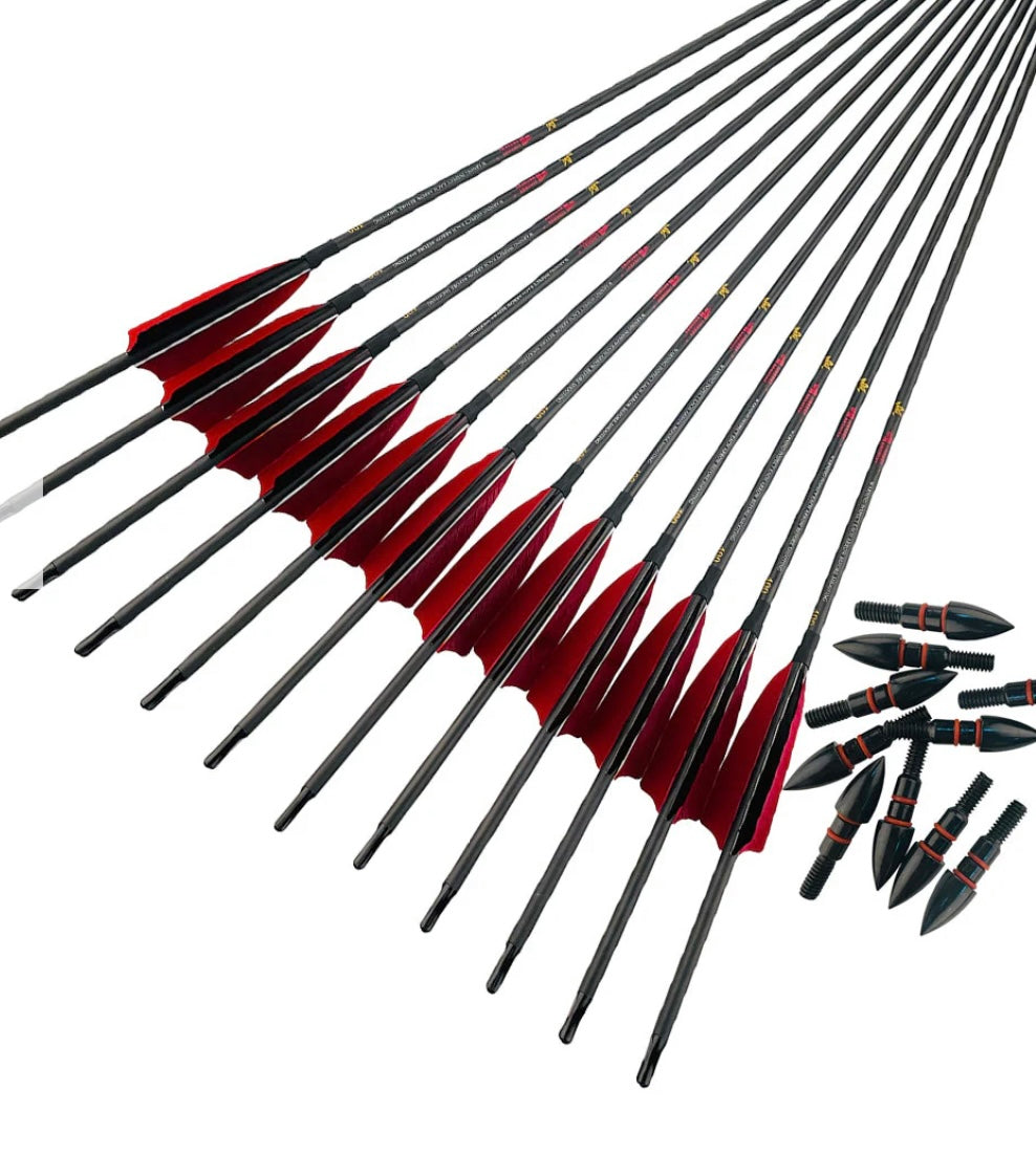 KIT 12 FLECHAS HORSE BOW DISPARO RÁPIDO